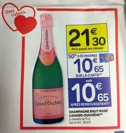 Saint-Valentin : le diaporama des offres de champagnes dans les enseignes