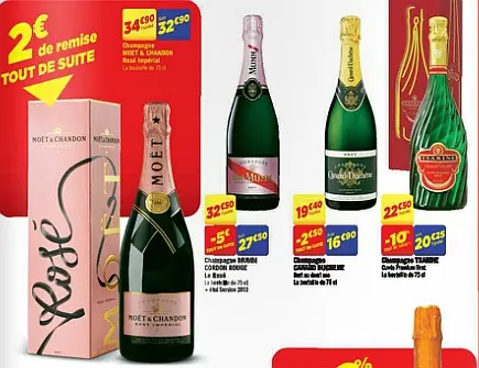 Saint-Valentin : le diaporama des offres de champagnes dans les enseignes