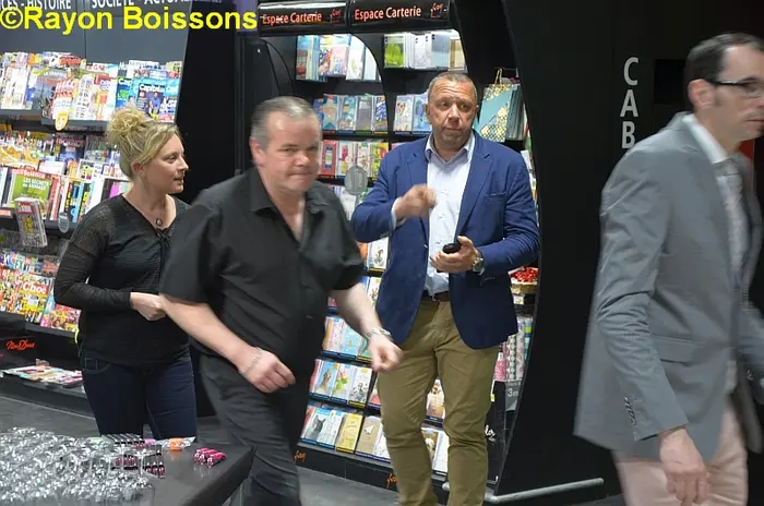 Les images de la dégustation réservée aux femmes de l'Intermarché de Cognac
