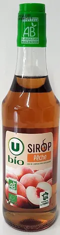 SU sirop pêche bio ok