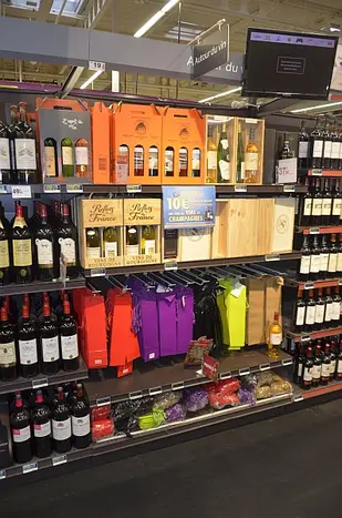 Découvrez en images le nouveau concept vins de Carrefour