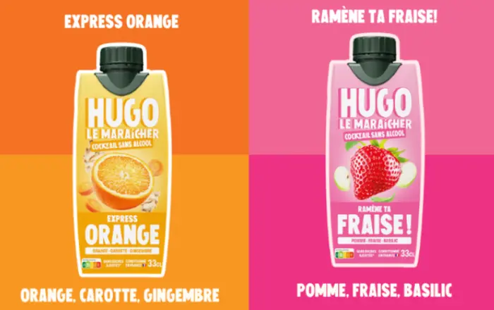 Les formules Hugo Le Maraîcher aussi disponibles en format 33 cl.