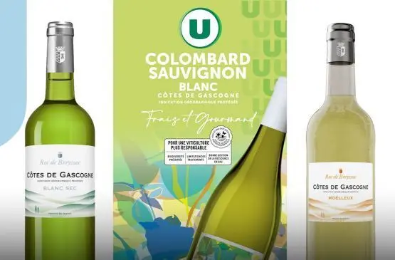 La gamme U Filière vins détient trois références en IGP côtes-de-gascogne.