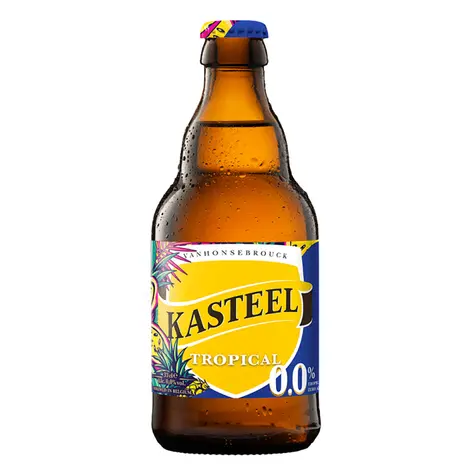 Kastell voit double sur le zéro
Après la déclinaison rouge en 2024, la marque emblématique de la brasserie Vanhonsebrouck étend sa gamme sans alc
