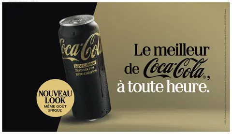 Un nouveau design pour Coca-Cola Zéro Caféine Zéro Sucres Zéro Calories®.