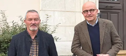 Micjhel Barraud (à gauche) et Laurent Delaunay, les nouveaux coprésidents du Comité des vins de Bourgogne