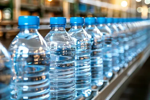 Les eaux embouteillées représentent le plus grand marché de boissons sans alcool en grande distribution.