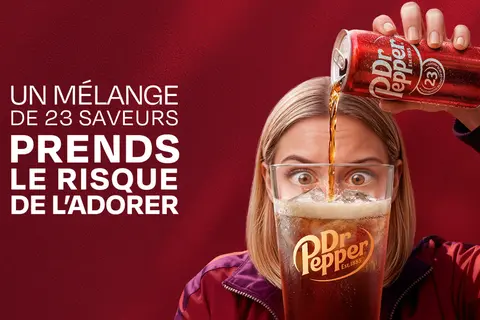 KDP et SBFE relancent massivement Dr Pepper et Canada Dry dans 15 pays européens dont la France.