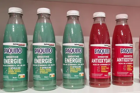 Intermarché va sortir en juillet prochain deux smothies : énergie et anttioxydant.
