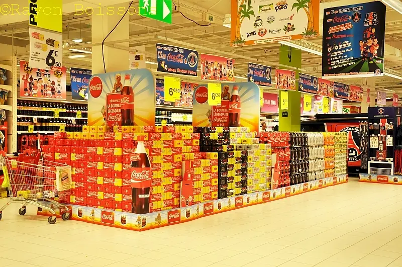 Une nuit avec les équipes de Coca-Cola à Auchan Vélizy