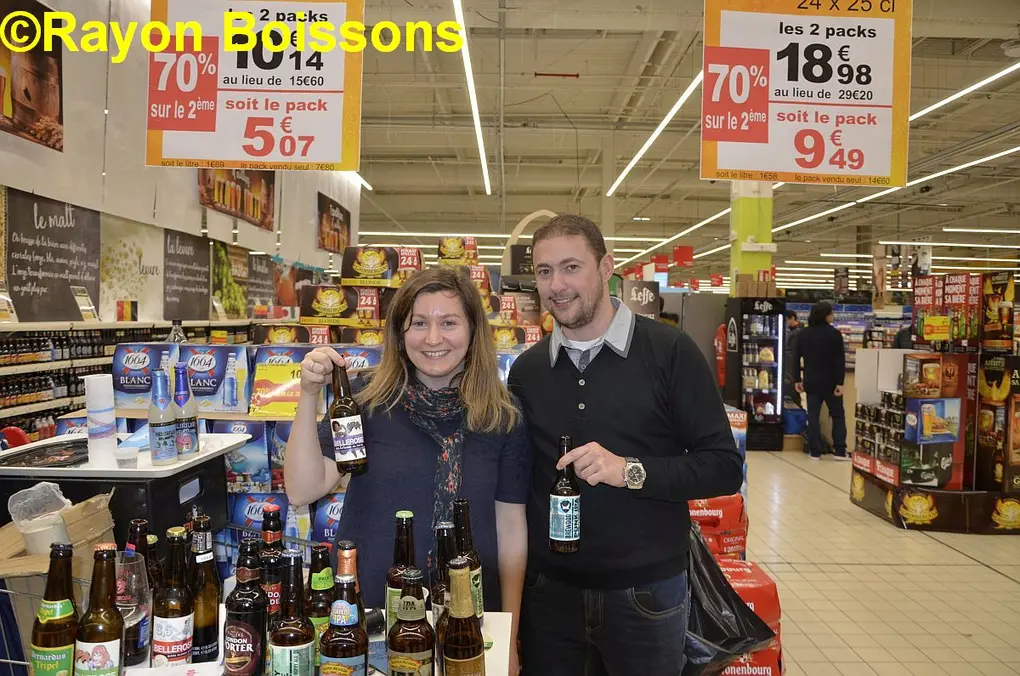 La première soirée bières d'Auchan Maurepas