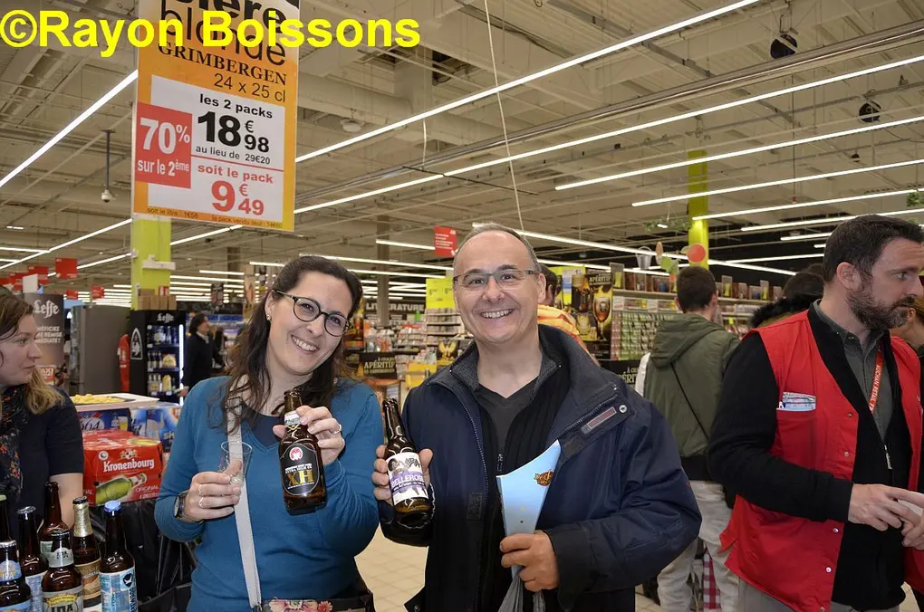 La première soirée bières d'Auchan Maurepas
