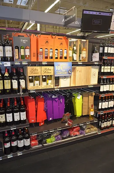 Découvrez en images le nouveau concept vins de Carrefour