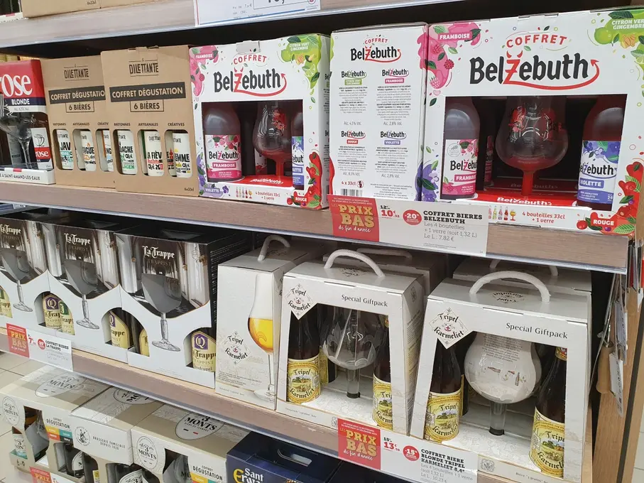 Si les spiritueux ont leurs coffrets, les bières ne sont bien sûr pas en reste à l'image de Belzebuth qui a revu son identité graphique cette ann